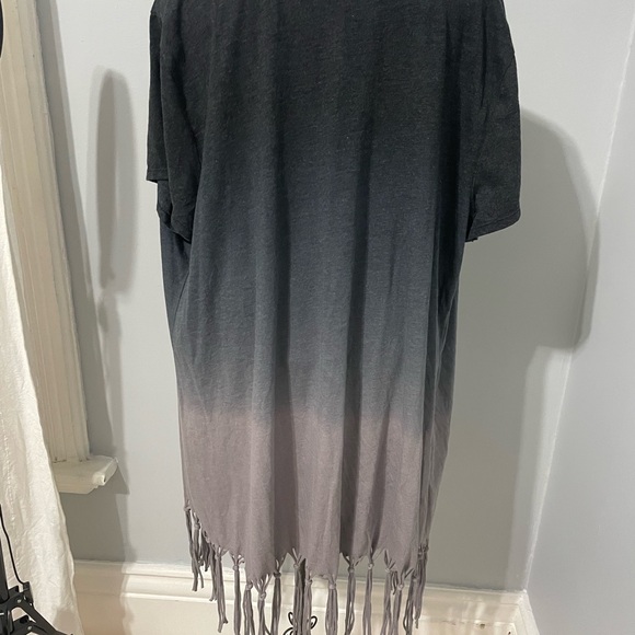 Ruff Hewn XL Ombré Short Sleeve Cardigan - Picture 2 of 4